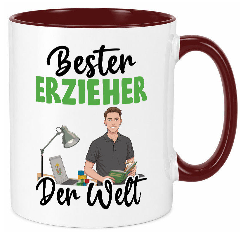 Bester Erzieher | Pädagoge Schule v2 Geschenk Humor Geschenkidee lustiger