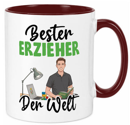 Bester Erzieher | Pädagoge Schule v2 Geschenk Humor Geschenkidee lustiger
