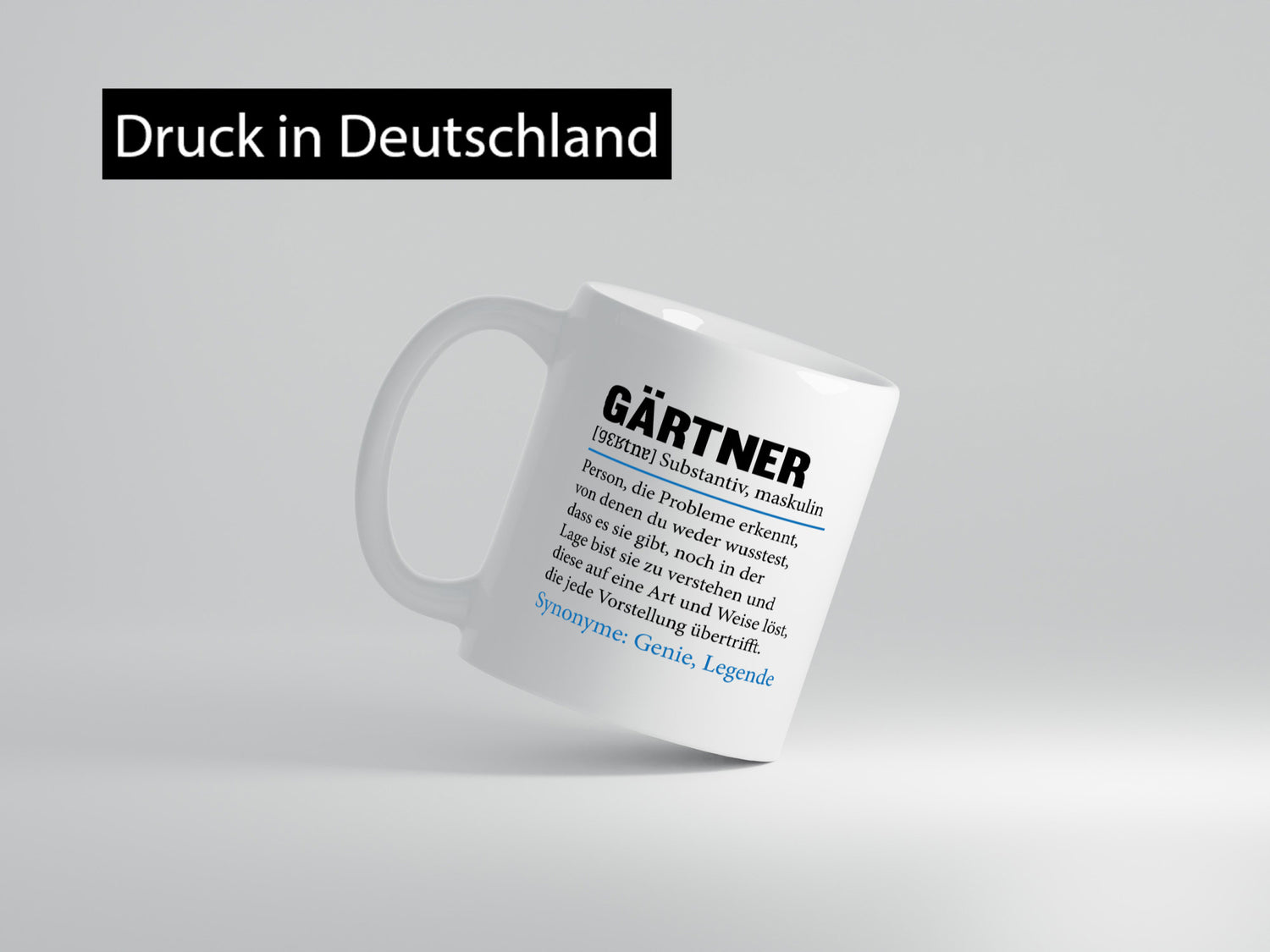 Gärtner | lustig Gartenbau Beruf Spruch Arbeit Kollegen Büro Geschenk Tasse