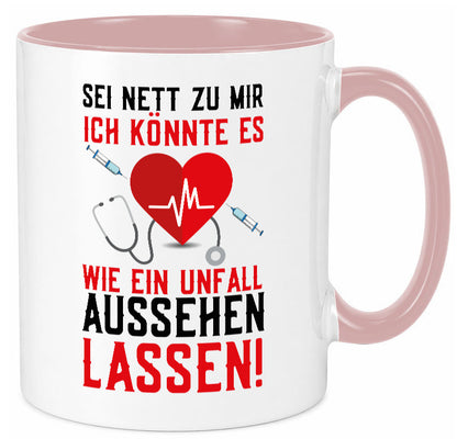 Sei nett zu mir | Krankenschwester Arzt Klinik Spritze v2 lustig Humor