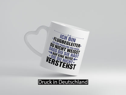 Löse Probleme: Flugbegleiter | Steward Flughafen lustig Humor Geschenkidee