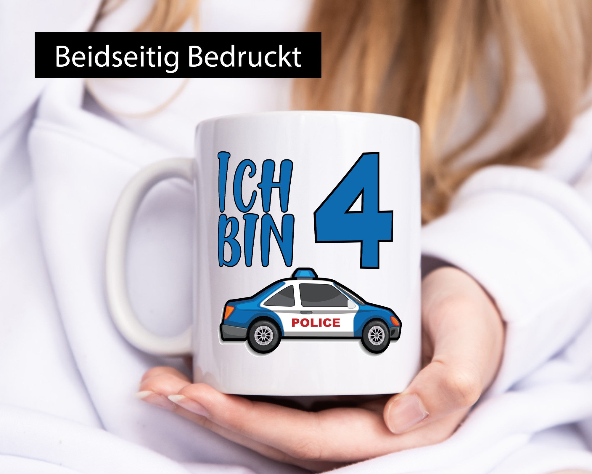 Ich bin 4 Jahre alt | Polizeiliebhaber Geburtstags Kind Geschenkidee Geburtstag