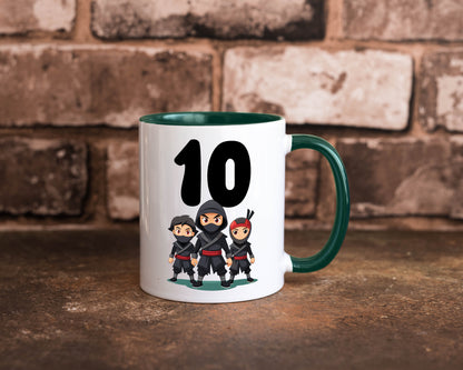 10. Geburtstag | 10 Jahre Ninja Humor Geschenkidee Tasse