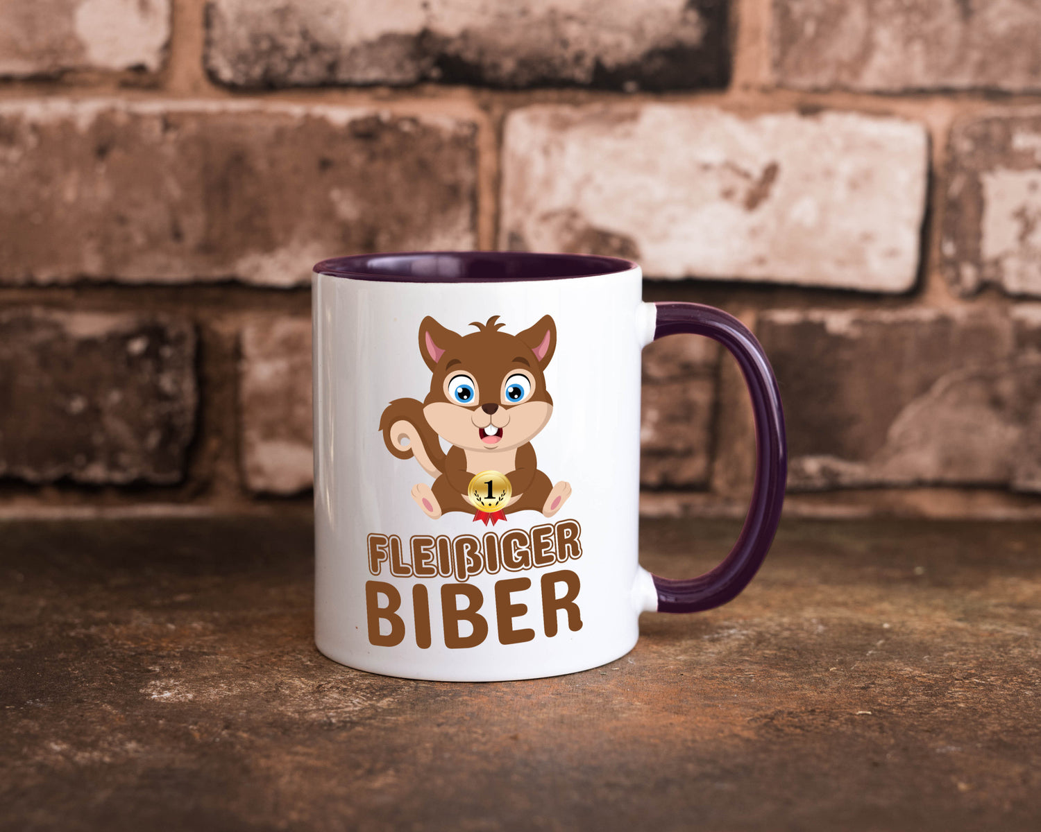 Fleißiger Biber | Motiv Tasse Kinder Geburtstag lustig Geschenkidee Geschenk