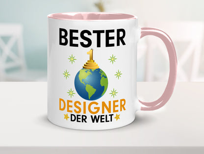 Welt Bester Designer Beruf | Mode Geschenk Arbeit Kollegen Büro lustiger Spruch