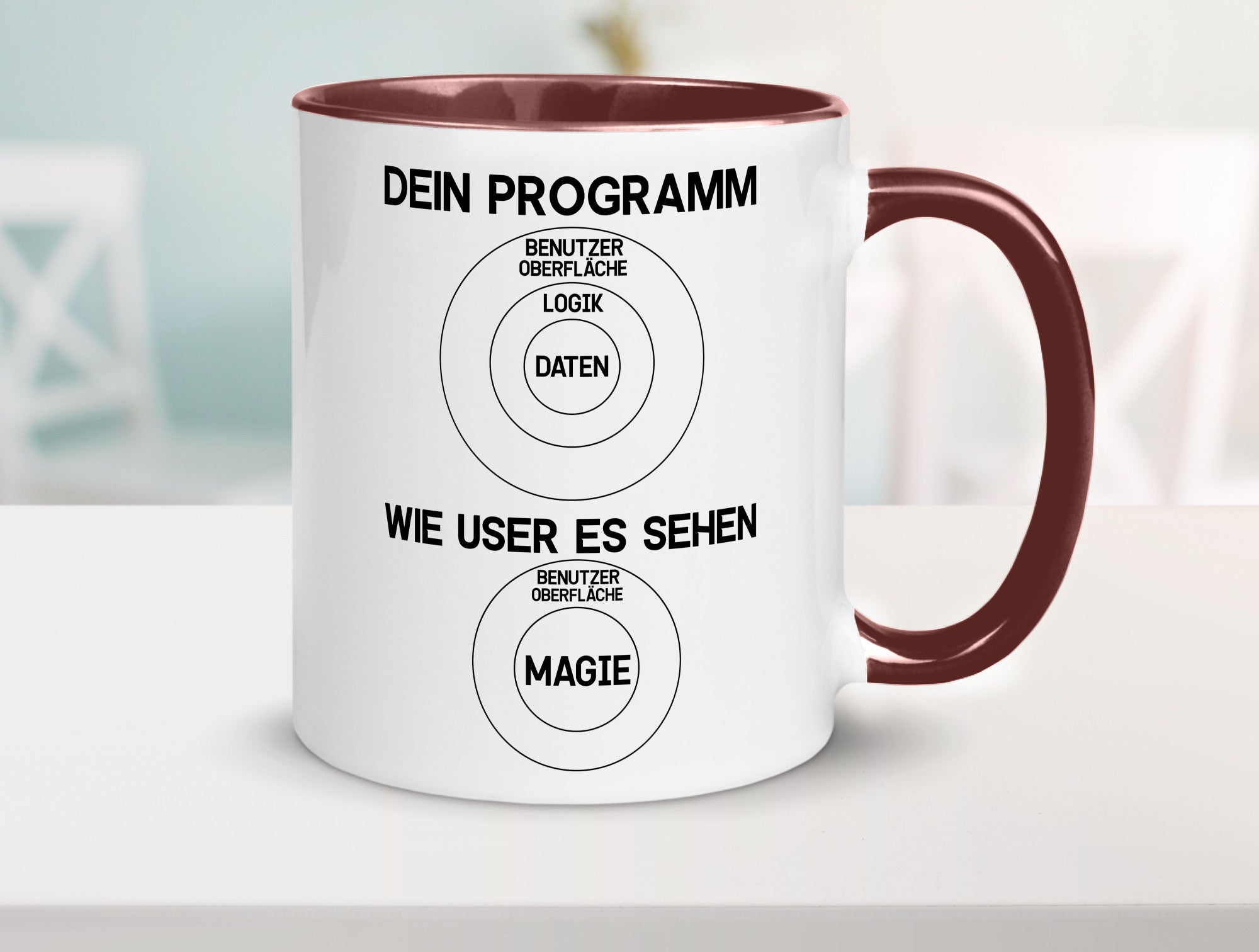 Wie User dein Programm sehen | Programmierer Magie Witz Geschenkidee Humor Tasse