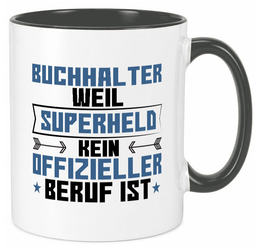 Superheld Buchhalter | Buchhaltung Humor Geschenkidee Tasse