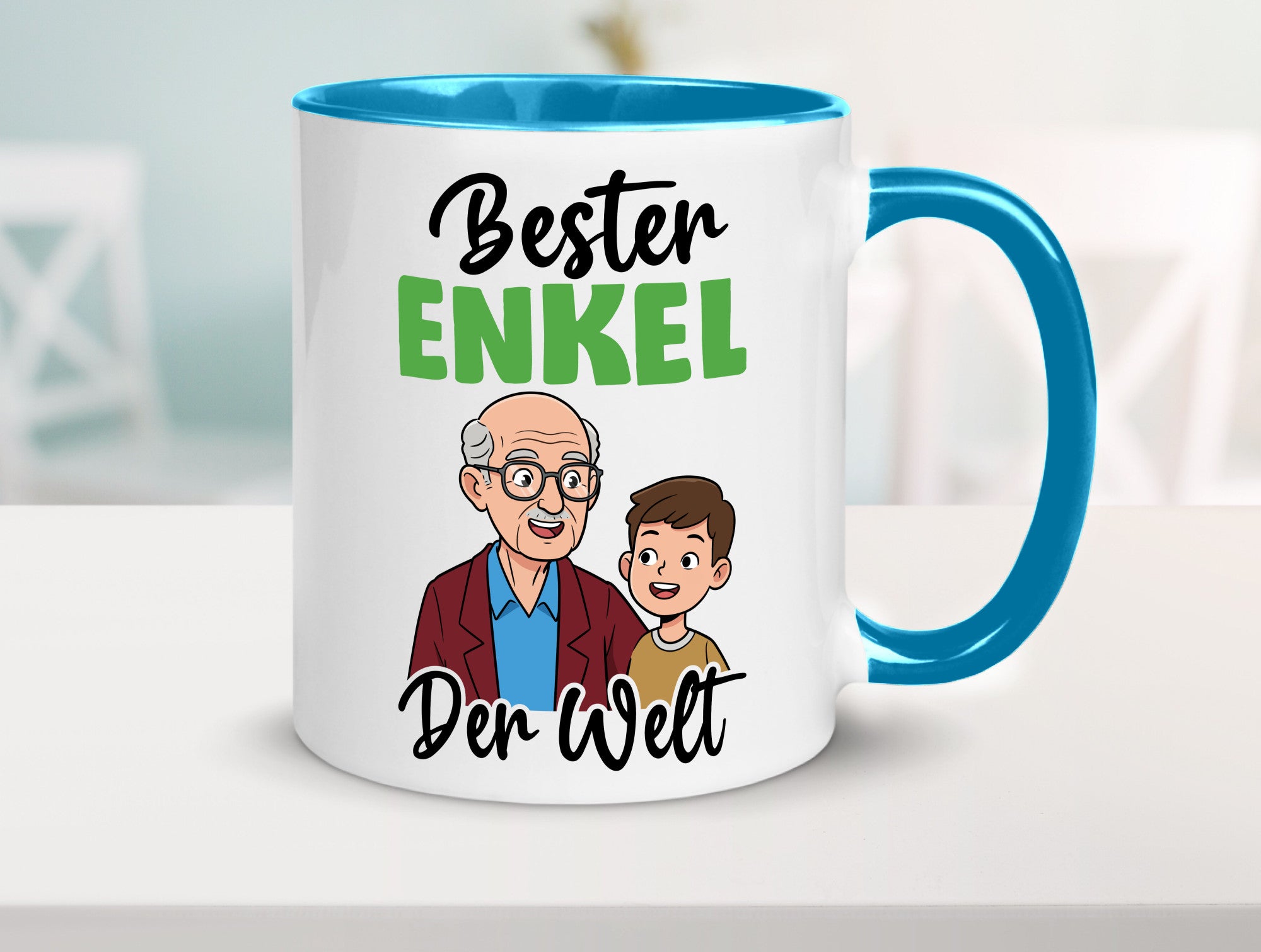 Bester Enkel | Großmutter Großvater Oma Opa lustiger Spruch Geschenk Familie
