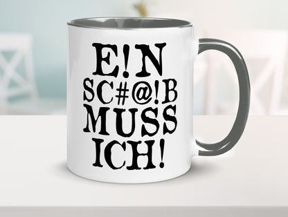Einen Scheiß muss ich | Protest Teenager Humor lustiger Spruch Geschenk