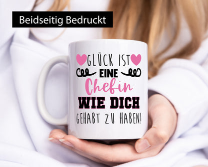 Glück ist eine Chefin wie dich gehabt zu haben | Chef Geschenkidee Arbeit