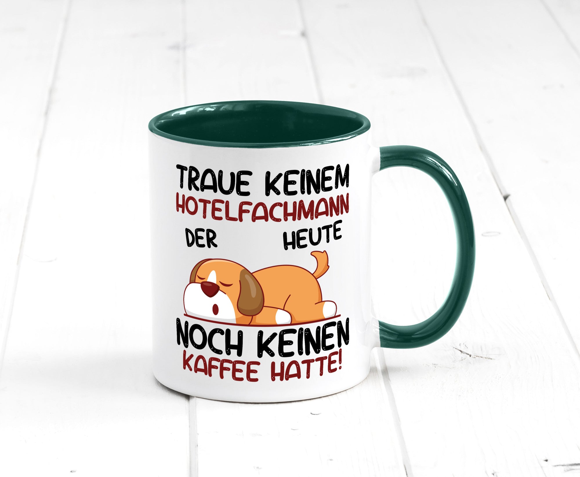 Traue keinem Hotelfachmann |Hotel lustig Humor Geschenkidee Geschenk Tasse