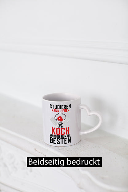 Studieren kann jeder | Koch Küchenchef Messer Spruch Geschenk Arbeit Kollegen