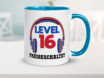Level 16 Freigeschaltet | 16. geburtstag Gamer lustig Geschenkidee Geschenk