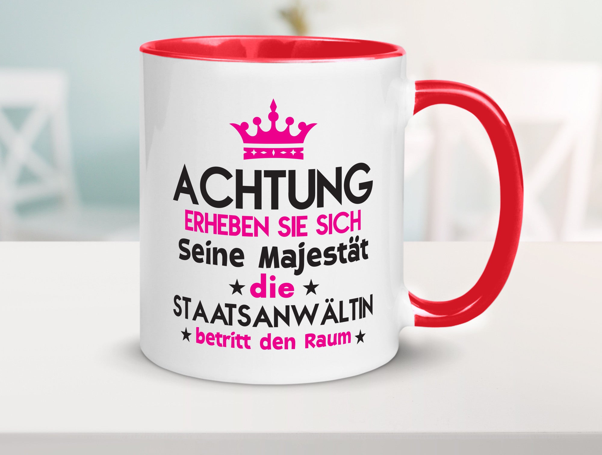 Seine Majestät Staatsanwältin | Anwältin lustiger Spruch Geschenk Humor