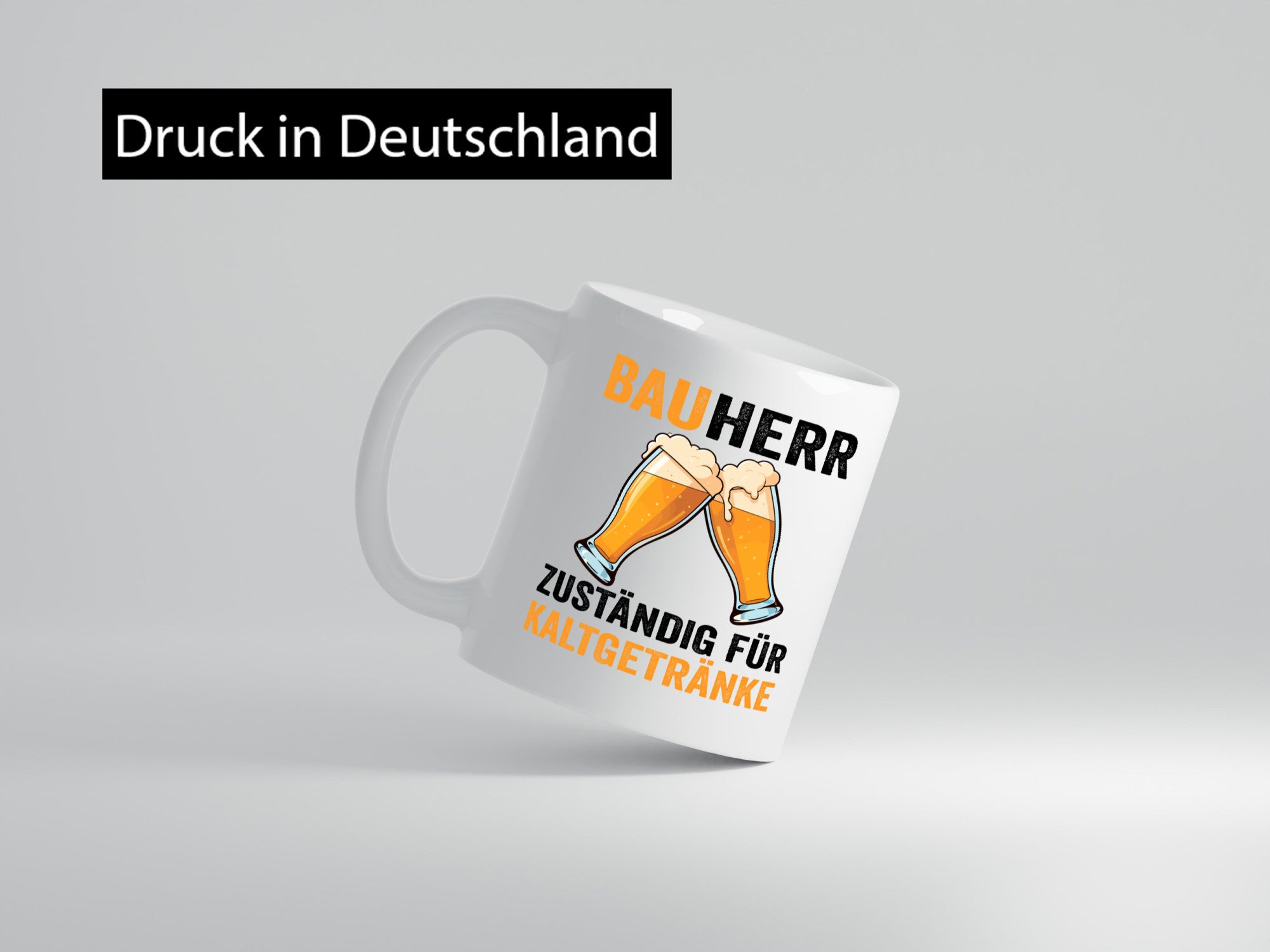 Bauherr Zuständig für Kaltgetränke | Bier Baustelle v2 Geschenkidee Humor Tasse