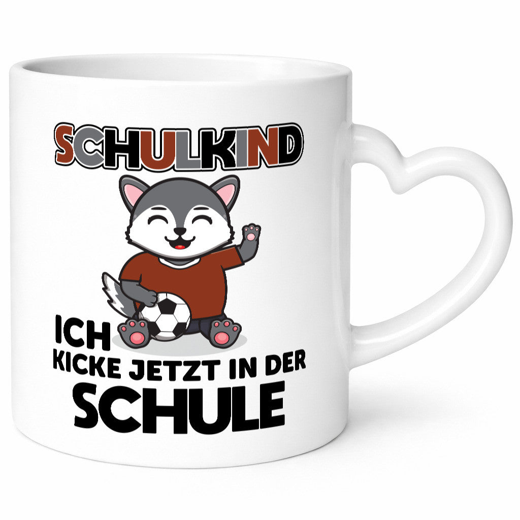 Ich kicke jetzt in der Schule | Fußball Kind lustiger Spruch Geschenk Humor