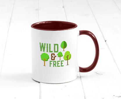 Wild and free | Freiheit Camper Hobbycamper Geschenkidee Humor Tasse