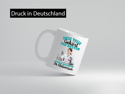 Im Universum: Chemielaborantin | Laborantin Chemie lustiger Spruch Geschenk