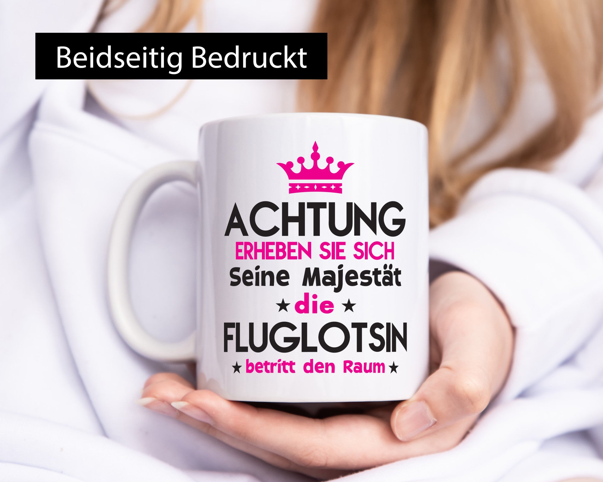 Seine Majestät Fluglotsin | Flughafen Flugverkehr lustig Humor Geschenkidee