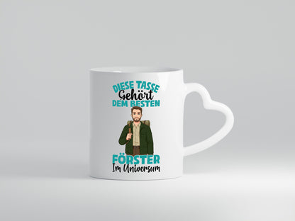 Im Universum: Förster | Forst Arbeit Geschenkidee Kollegen Büro Humor Tasse