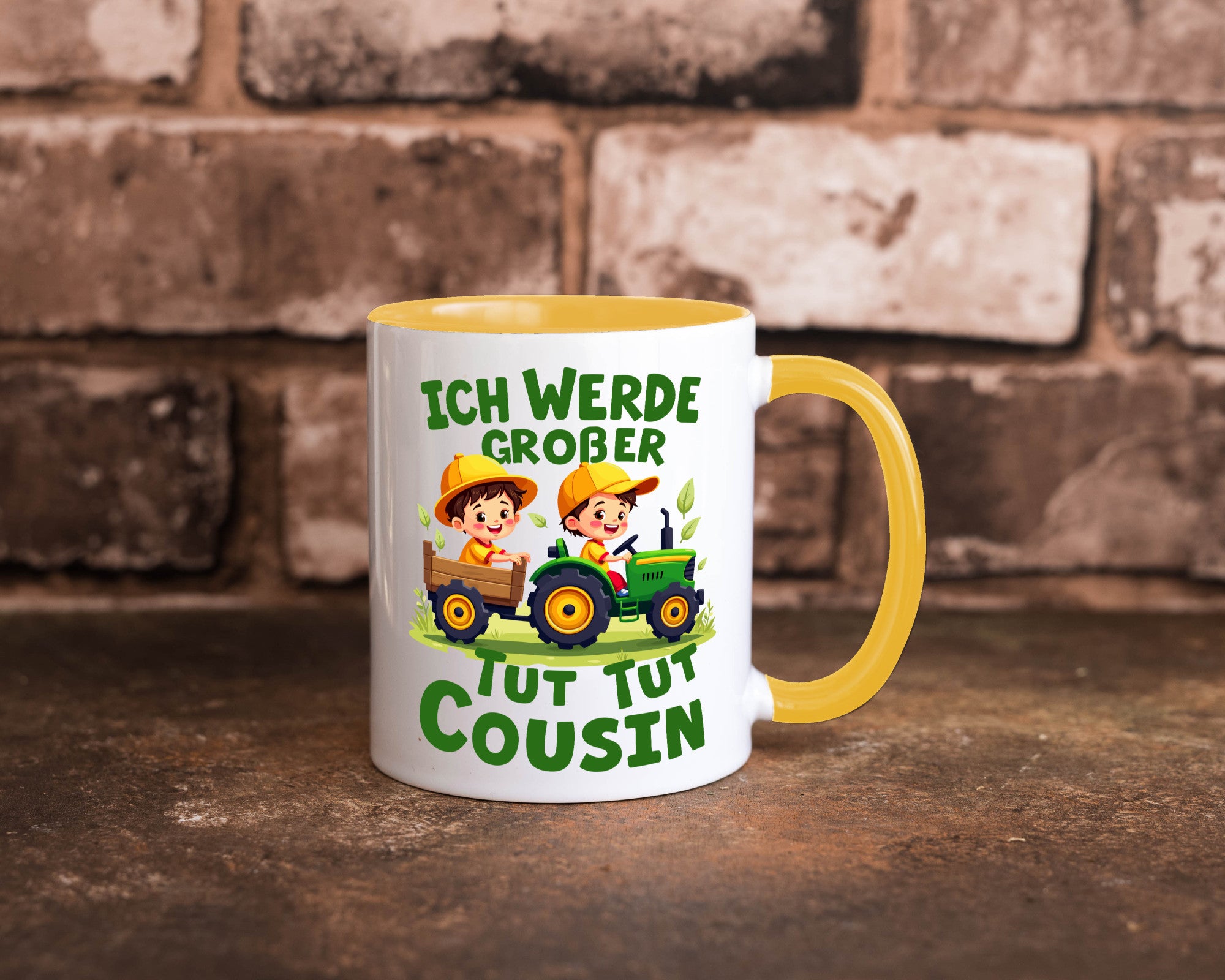 Ich werde Großer Cousin | Familie Bauer lustiger Spruch Geschenk Geschenkidee