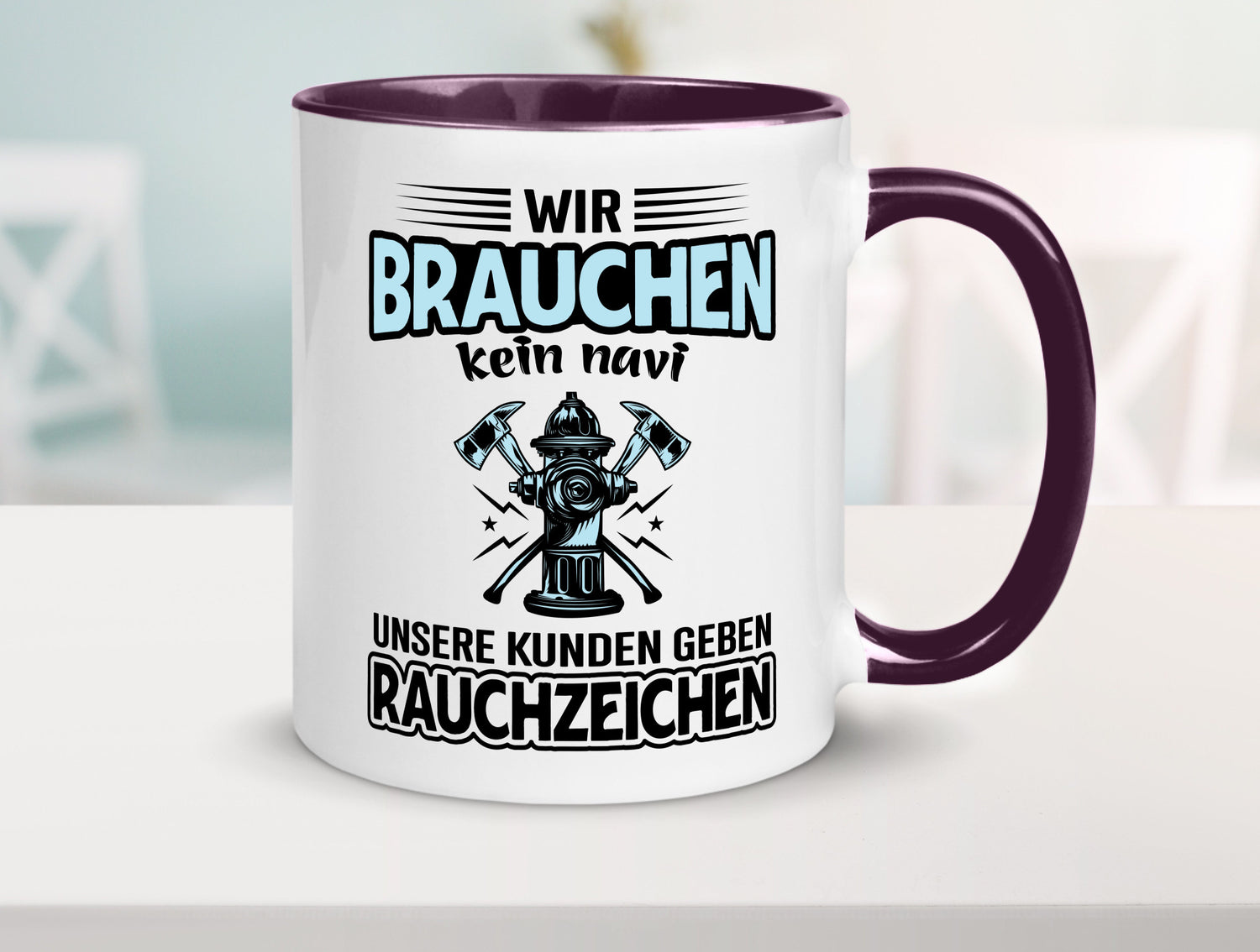 Wir brauchen kein Navi unsere Kunden geben Rauchzeichen lustiger Spruch