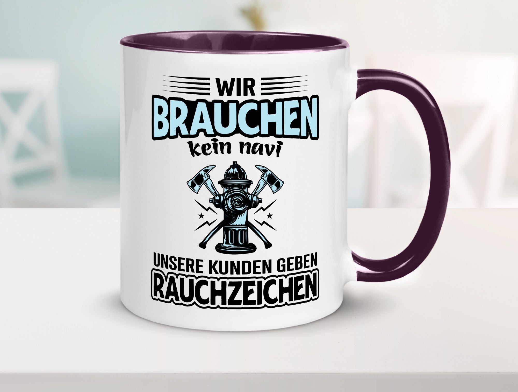 Wir brauchen kein Navi unsere Kunden geben Rauchzeichen lustiger Spruch