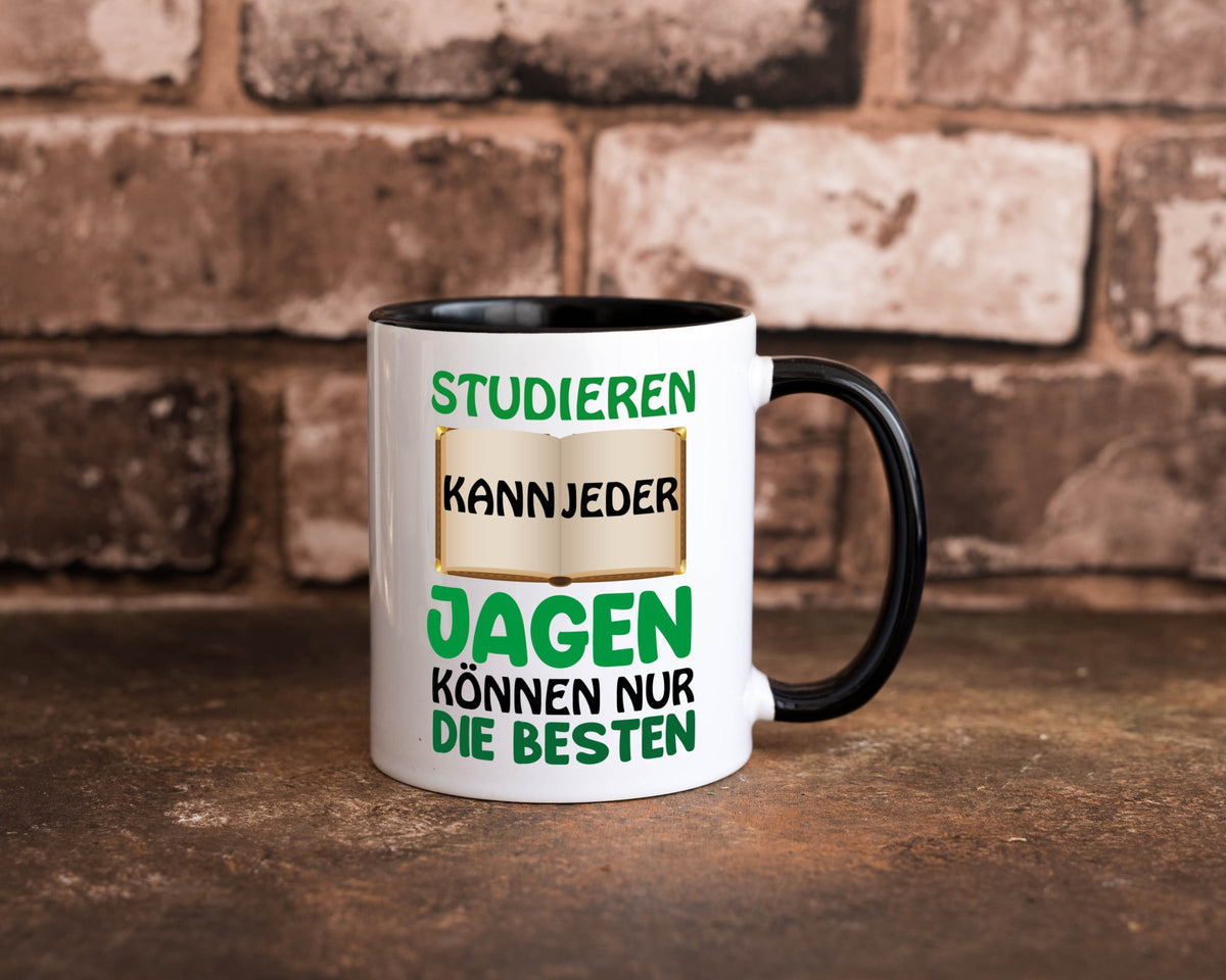 Nur die besten Jäger Humor Geschenkidee Tasse