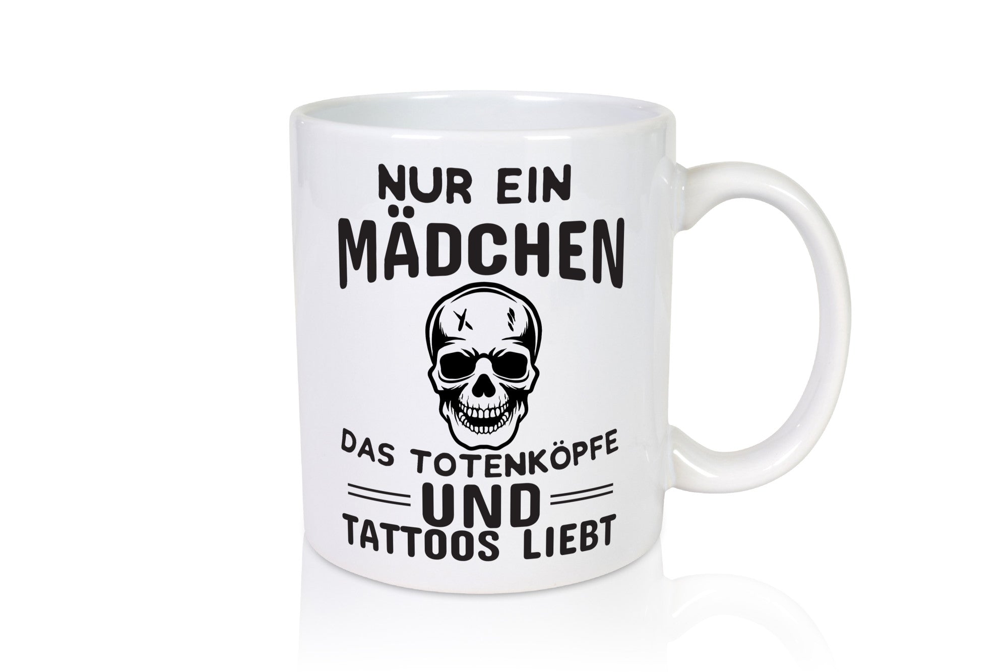 Totenköpfe und Tattoos lustiger Spruch Geschenk Humor Geschenkidee Tasse