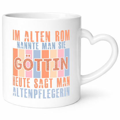 Heute sagt man: Altenpflegerin | Pflegepersonal Pflege Geschenk Humor