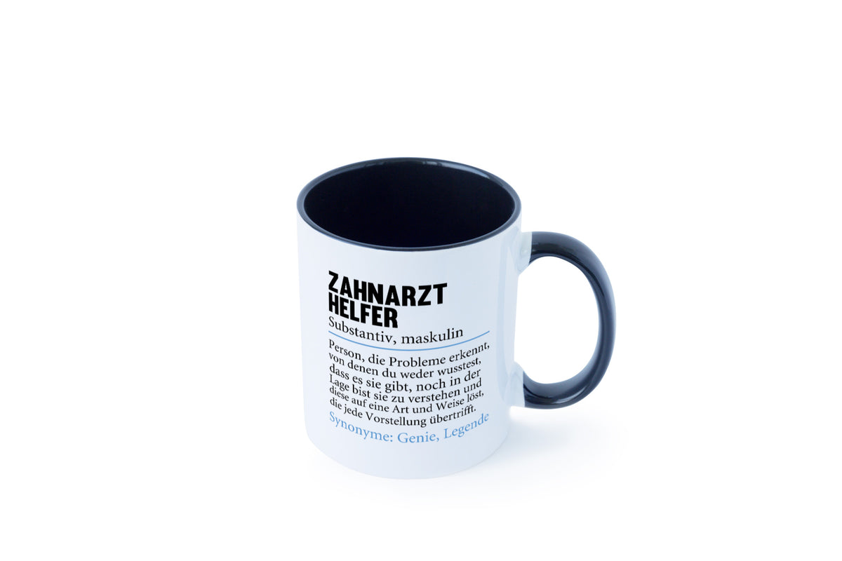 Zahnarzthelfer | Spruch Humor Zahnmedizin Geschenkidee Tasse