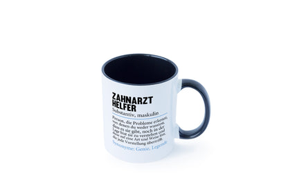 Zahnarzthelfer | Spruch Humor Zahnmedizin Geschenkidee Tasse