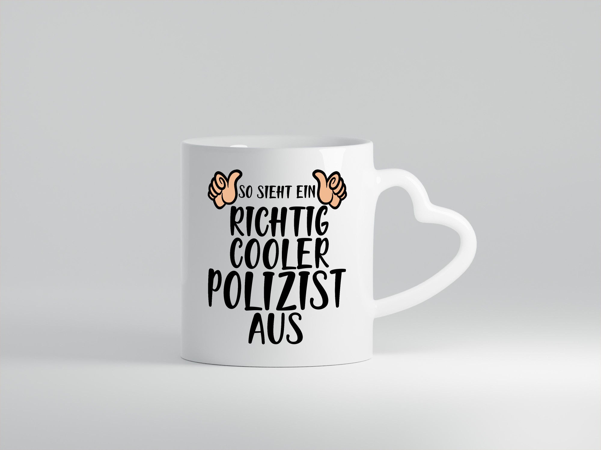 Richtig Cooler Polizist | Daumen hoch Polizei Revier Geschenk Humor