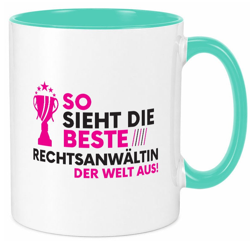 Die Weltbeste Rechtsanwältin | Jurstin Anwältin Humor Geschenkidee Tasse