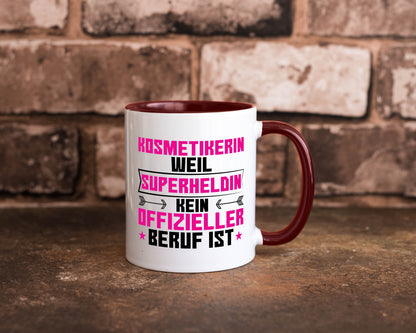 Superheldin Kosmetikerin | Kosmetik Stylistin Visagistin Geschenk Humor