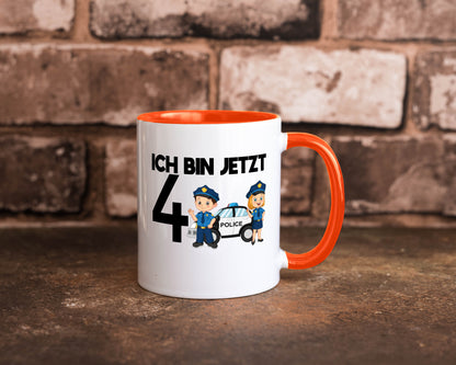 Ich bin jetzt 4 | Polizei 4. Geburtstag Jähriger Geschenk Geschenkidee lustiger