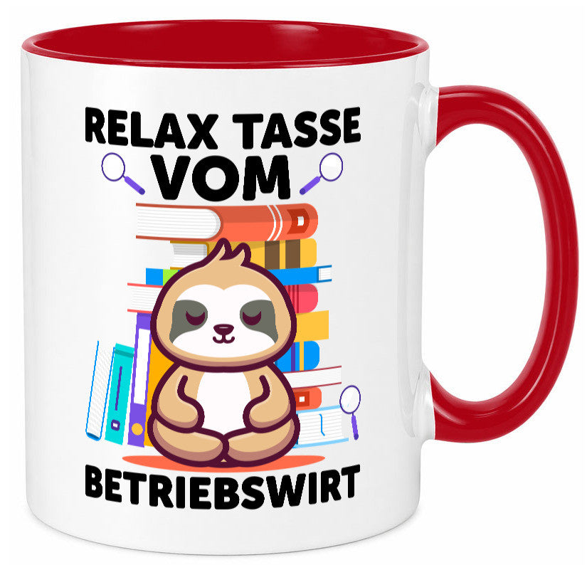 Relax Tasse: Betriebswirt | Betriebswirtschaft lustiger Spruch Geschenk Humor