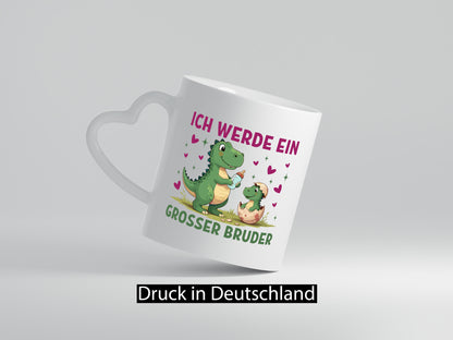 Ich werde ein großer Bruder | Dino Dinosaurier lustiger Spruch Geschenk Humor