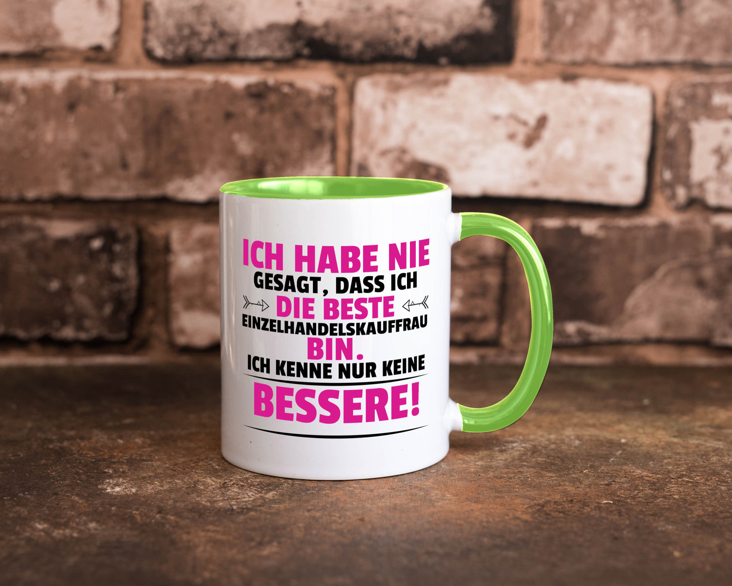 Die Beste Einzelhandelskauffrau | Einzelhandel Geschenkidee Humor Tasse