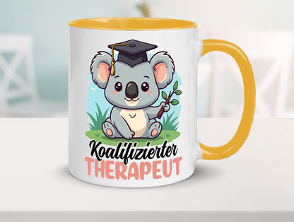 Koalifizierter Therapeut | Psychotherapie Therapie Humor Geschenkidee Tasse