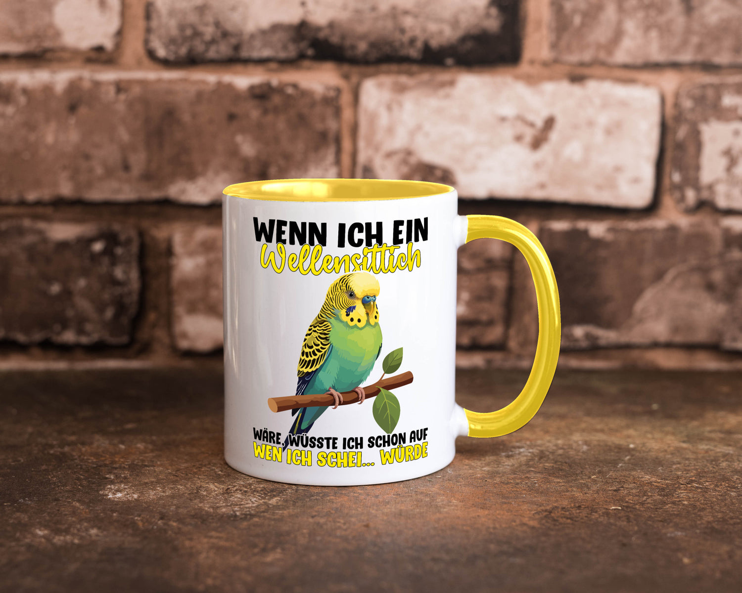 Wellensittich | Vogelbesitzer Humor Geschenkidee Tasse