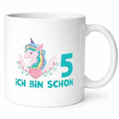 Ich bin schon 5 | 5. Geburtstag Jährige Einhorn Geschenk Geschenkidee lustiger