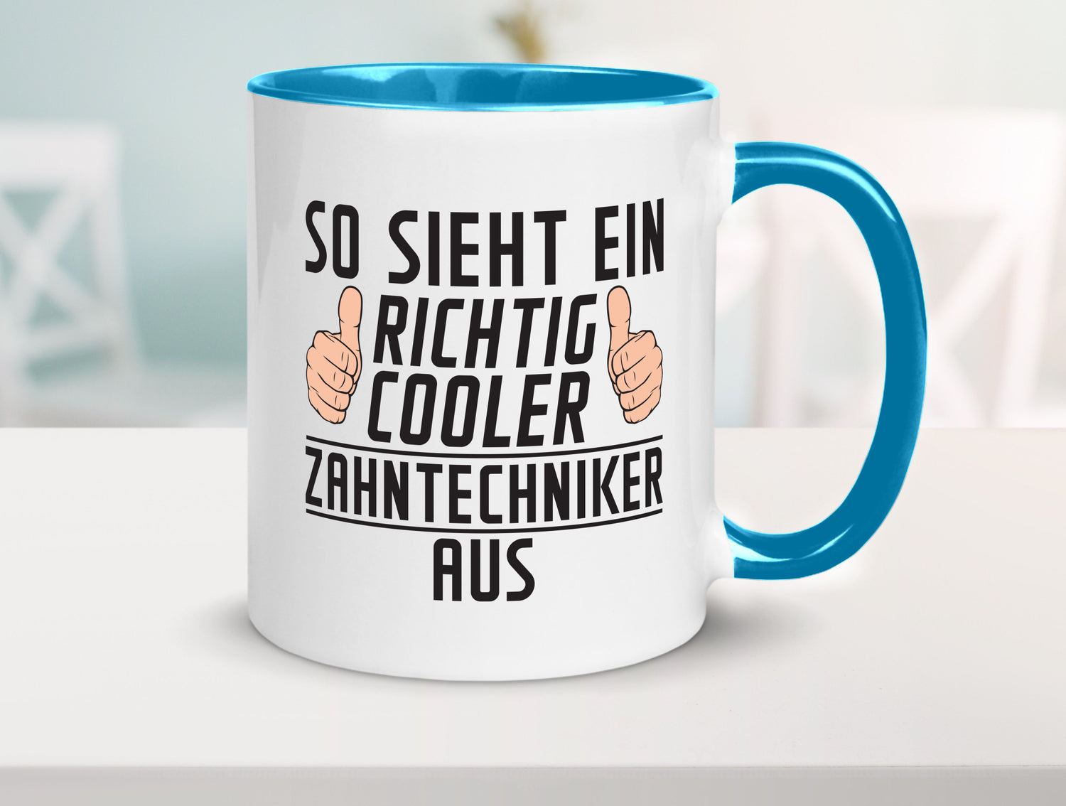 Richtig Cooler Zahntechniker | Zahnmedizin Geschenkidee Humor Tasse
