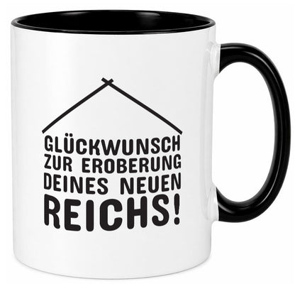 Neue Wohnung | Hausbesitzer Tasse Umzug Eigenheim Humor Geschenkidee