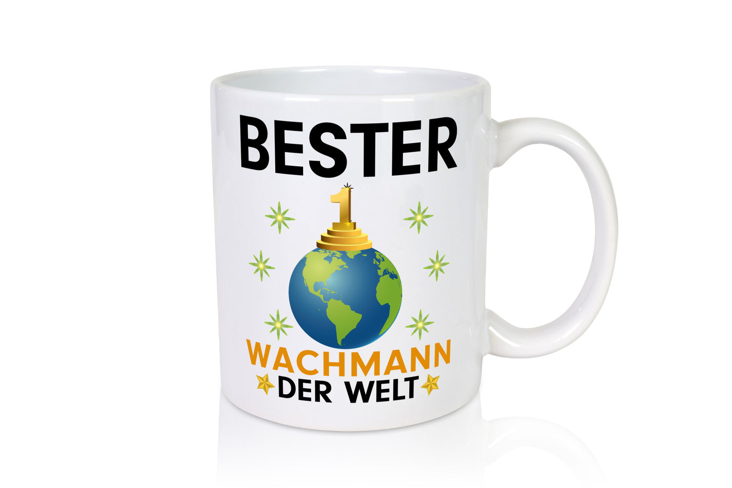 Welt Bester Wachmann | Wachpersonal Nachtwächter Humor Geschenkidee Tasse