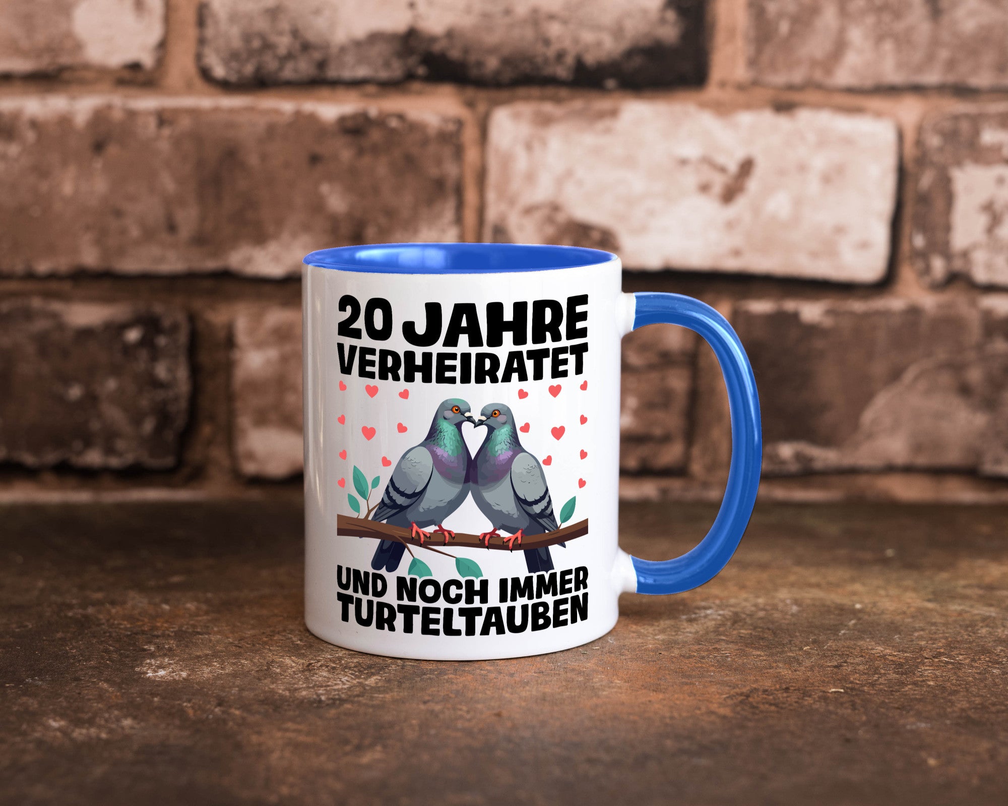 20 Jahre verheiratet | Turteltauben Ehe Ehepaar lustig Humor Geschenkidee