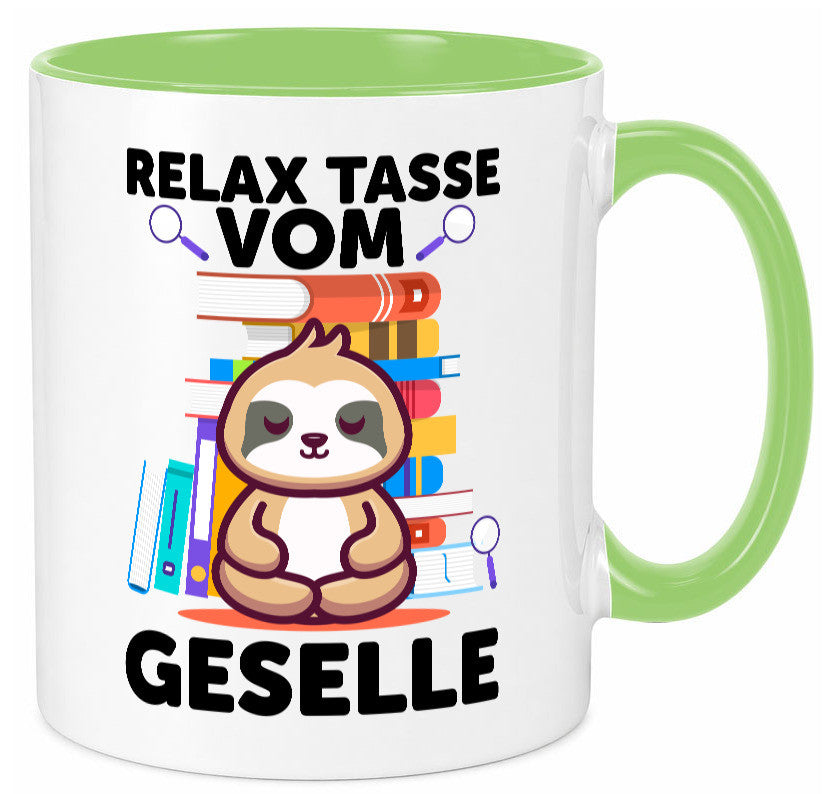 Relax Tasse: Geselle | Handwerker lustiger Spruch Geschenk Humor Geschenkidee