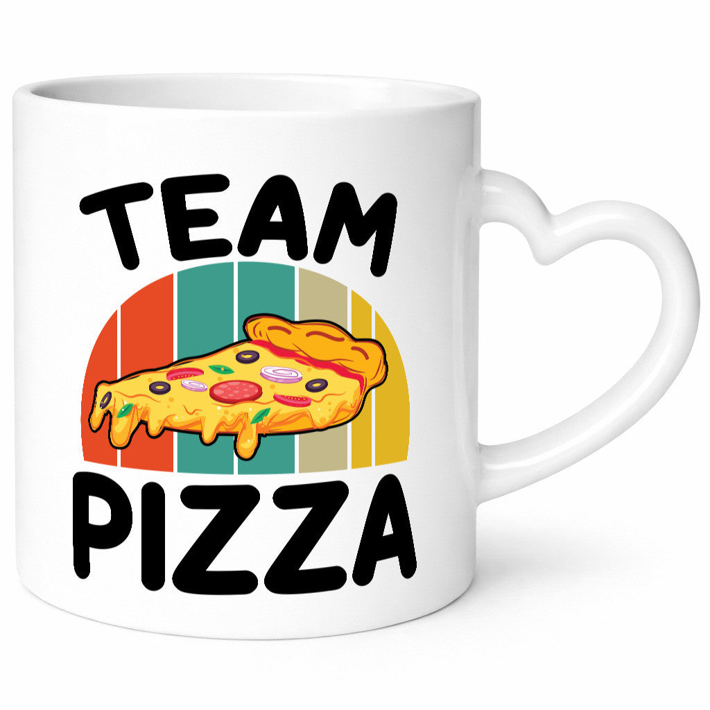 Team Pizza | Liebhaber lustiger Spruch Geschenk Humor Geschenkidee Tasse