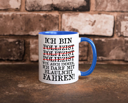 Ich bin Polizist | Blaulicht Polizei Beruf Streife lustig Arbeit Kollegen Büro
