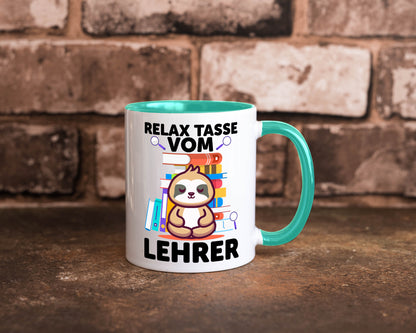 Relax Tasse: Lehrer | Schule Beruf Schüler lustiger Spruch Geschenk Arbeit